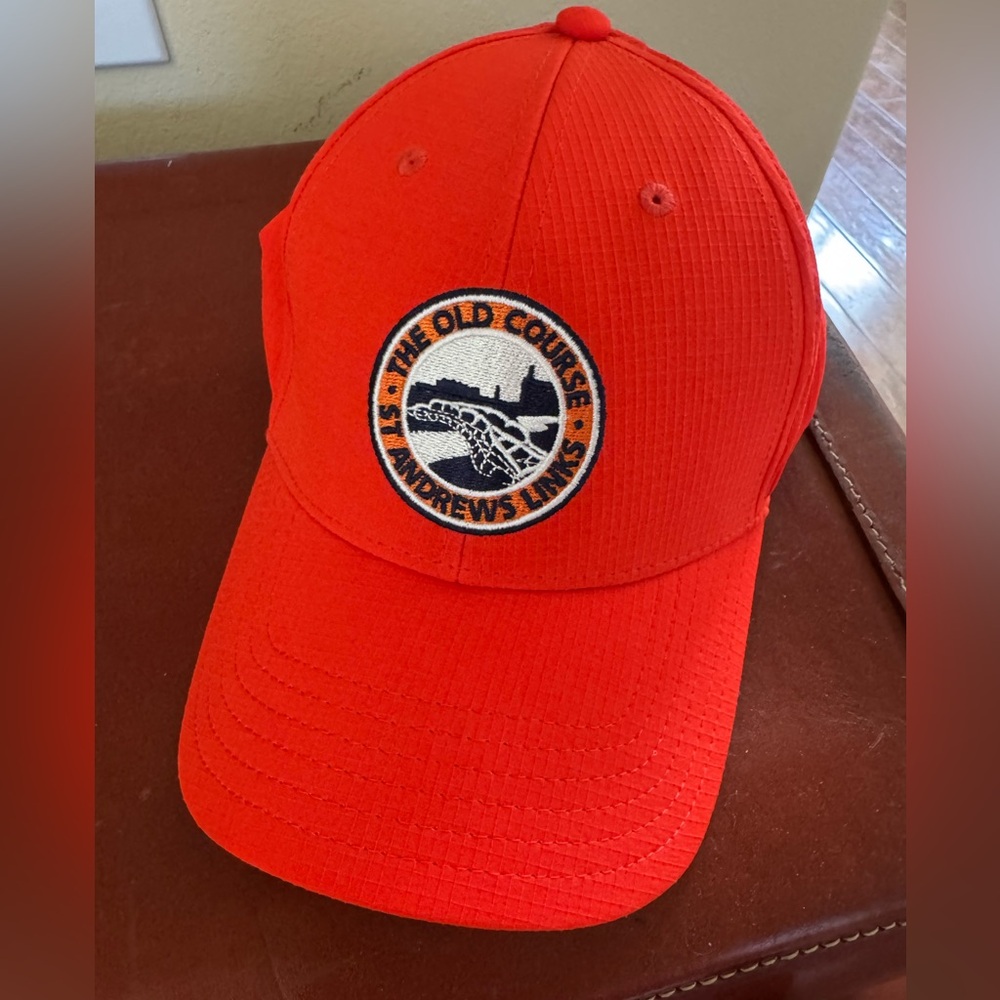 The Old Course St Andrews Links Golf Cap 
The Swilcan Bridge Collection 
Orange - Picture 4 of 8
